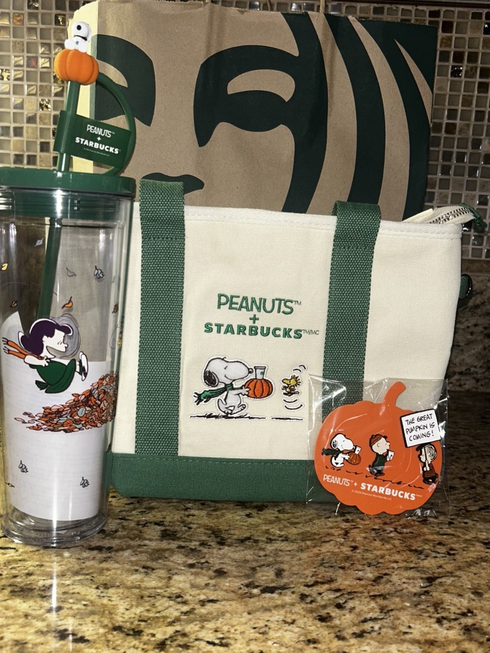 New Starbucks Peanuts 3 item collection